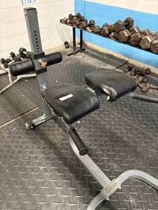 Exercise  hipback bench