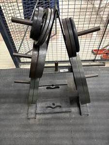 A frame with weights