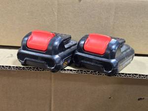 Lot of (2) 12V 4000mAh 48Wh Lithium Ion Power Tool Battery