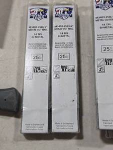 Lot of (2 Boxes) Patriot Tools Bi-Metal Metal Cutting Reciprocating Saw Blades M3403-25B 25-count ( 50 total items ) 9 x 14 TPI (in original packaging)