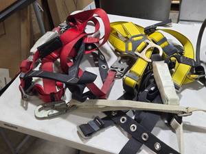 Lot of (2) Safety Harnesses - MSA Workman #10075030 Vest, #10075283 6 540kg  Protecta Pro #1341001 6