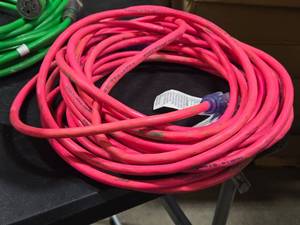 100 Extension Cord  Lighted (red)