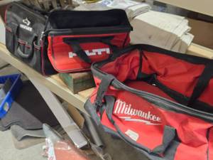 Lot of (3) Soft Side Tool Bags 15x5x12, 16x7x10, 24x12x12