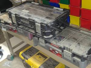 Lot of (3) Husky� 22 Professional Cantilever Organizers with Assorted Hardwares