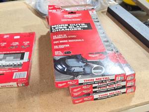 Lot of (4) Milwaukee� 30-916 1214 TPI Compact Portable Band Saw Blades  Thin Metal Extreme Metal Blade 3-pack (in original packaging)