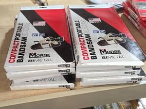 Lot of (10) M. K. Morse Bi Metal 28-316 1418 TPI Compact Portable Band Saw Blades 3-pack (in original packaging)