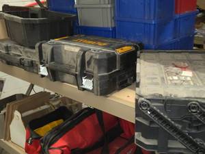 Lot of (4) Tool Organizers  Boxes (empty)