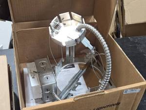 Lot of (14) Lithonia Lighting LED New Construction Downlight Housing LDN6 4015 MVOLT GZ10 HSG 120-277MVOLT (in original packaging)