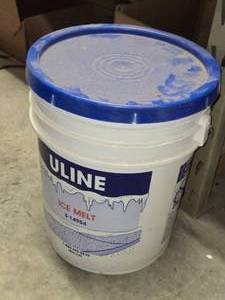 Uline Ice Melt S-14954 5-Gallon Pail (in original packaging)