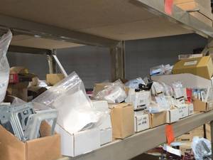 Lot of (1 Shelf) Electrical Faceplates and Switches