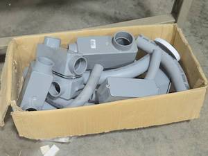 Lot of (1 Box) Carlson PVC Rigid Non-Metallic Conduit  Conduit Bodies