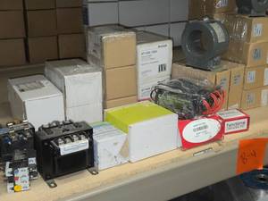 Lot of (33  Shelf Lot) Transformers - various brands and model numbers