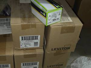 Lot of (4 Boxes) Leviton Occupancy Sensor Power Pack Auto On (grey) #001-OPP20-D1 10-count ( 40 total items )