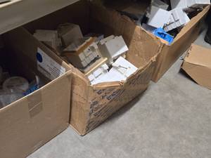 Lot of (3 Boxes) Nail-On Gang Boxes (various sizes and quantities)