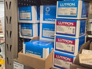 Lot of (11) Lutron - Flexible Armature Mount Kit (x7), Single Pole Slide Dimmer (x3), Pico Triple Mount Pedestal (x1)