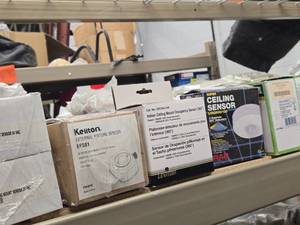 Lot of (10) Various Ceiling Sensors