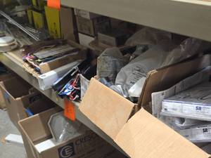 Lot of (1 Shelf) Ballasts, Ceiling Mounts, Connection Kits