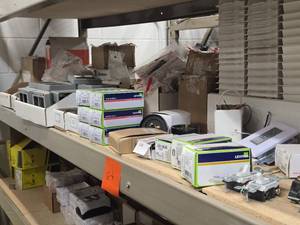 Lot of  Switches, Motor Start Switch 3P, Momentary Switch Toggle, Receptacles, Outlets (assorted)
