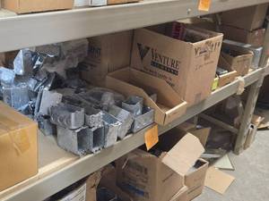 Lot of (1 Shelf) Handy Boxes, 2-gang Masonry Box