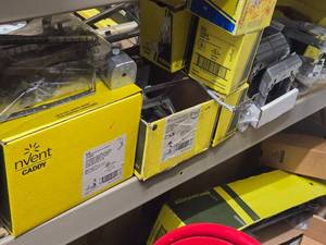 Lot of (12 Shelf) Cable Supports, Mount Box Supports, Outlet Box Mounting Brackets