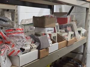 Lot of (12 Shelf) Junction Boxes  Device Boxes  Outlet Box Adjusting Rings (assorted)