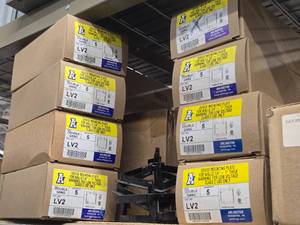 Lot of  Device Mounting Plates for Walls 14 - 1 Low Voltage Class 2 Double Gang LV2