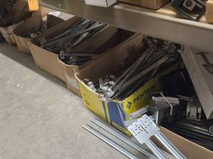 Lot of  Ceiling Brackets and Hardware, AC Power Kit LeGrand F7526 (assorted)