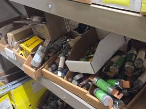 Lot of (12 Shelf) Fuses (assorted)