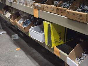 Lot of (1 Shelf) Hardwares, Straps  (assorted)