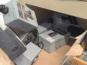 Lot of (3) 30 Amp Load Center