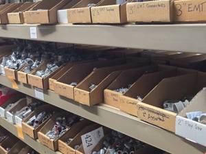 Lot of (1 Shelf) Hardwares, Couplers, Connectors  (assorted)