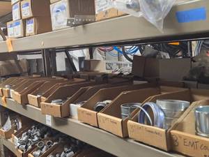 Lot of (1 Shelf) Hardwares, Couplers, Connectors (assorted)