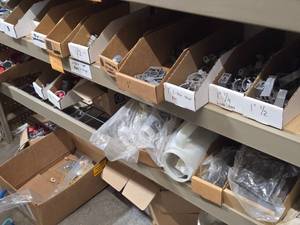 Lot of (2 Shelf) Fittings, Straps (assorted)