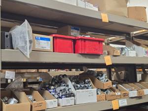Lot of (1 Shelf) Hardwares, Couplers, Connectors  (assorted)