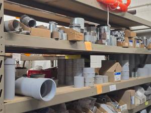 Lot of (2 Shelf) Fittings, Connectors (assorted)