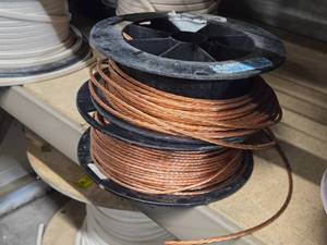 Lot of (2 Partial Spools) Copper Wire