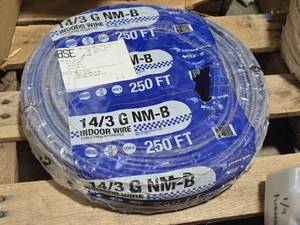 Lot of (1 Full Pack) Indoor Wire - 143 GNM-B 250