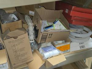Lot of (1 Section) Various Sockets, Connectors, Lights