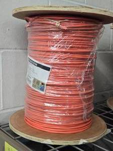 Lot of (1 Full Spool) 164 Solid Riser Wire 1000 (red)