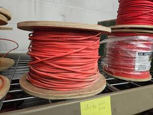 Lot of (1 Partial Spool) 184 Solid Riser Wire