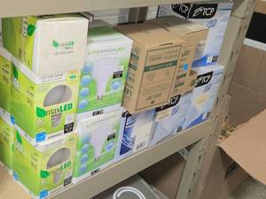 Lot of (12 Shelf) LED Bulbs (assorted)