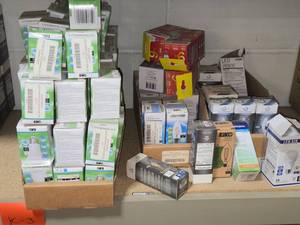 Lot of (90  1 Shelf) LED Bulbs (assorted)