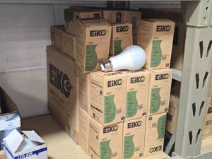 Lot of (50) Eiko LED A19 8W Bulbs