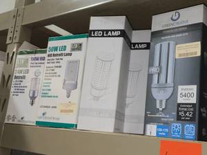 Lot of (12 Shelf) HID LED Bulbs (assorted)