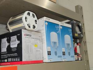 Lot of (12 Shelf) HID LED Bulbs (assorted)