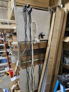 Lot of (19  Wall Section) 3-pole Heavy Duty Power Cords