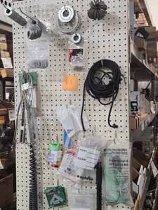 Lot of (1 Wall Section) Assorted Hardwares - Underground Splice Kit, Spacers, Cables
