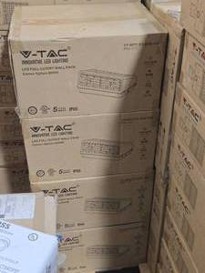 Lot of (4) V-Tac LED Full Cutoff Wall Pack 5000K VT-WPC-FC-80W-750