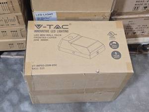 Lot of (10) V-Tac LED Wall Pack Mini Wall Pack with Frosted Cover VT-WP03-20W-850
