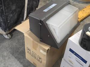 Lot of (2) Super Tek Smart LED Wallpack Light WP20A-120